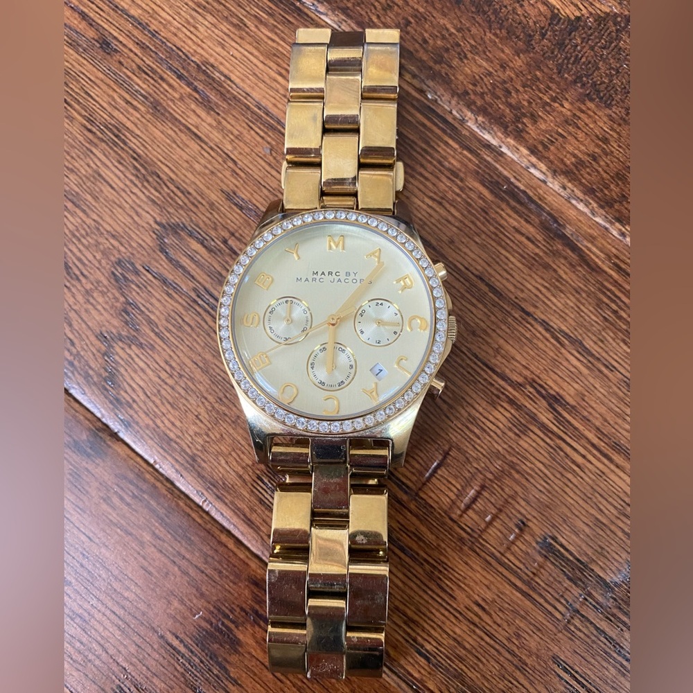 Marc by Marc Jacobs Gold Watch, Womens